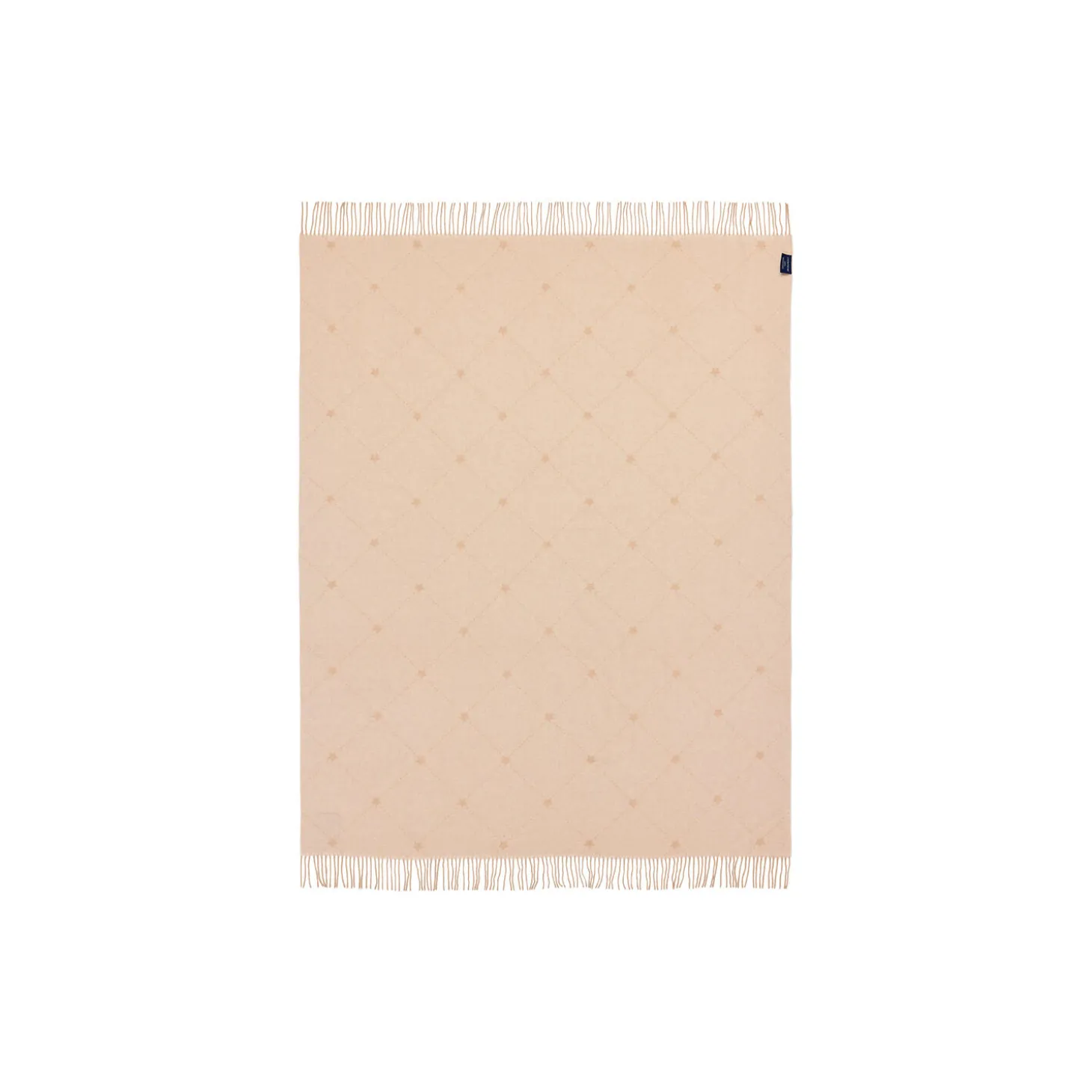 Icons Signature Star Recycled Wool Throw, beige/white
