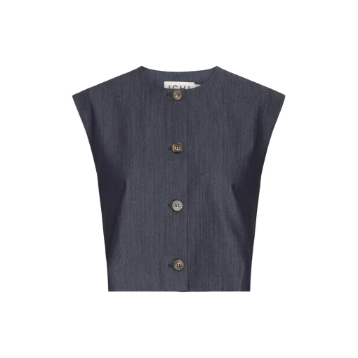 IHJUMI Waistcoat, dark blue