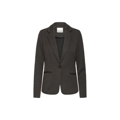 IHKATE Blazer, black brown herringbone