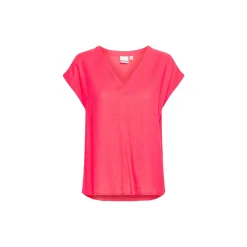 IHLINNO Blouse with Short Sleeve, geranium