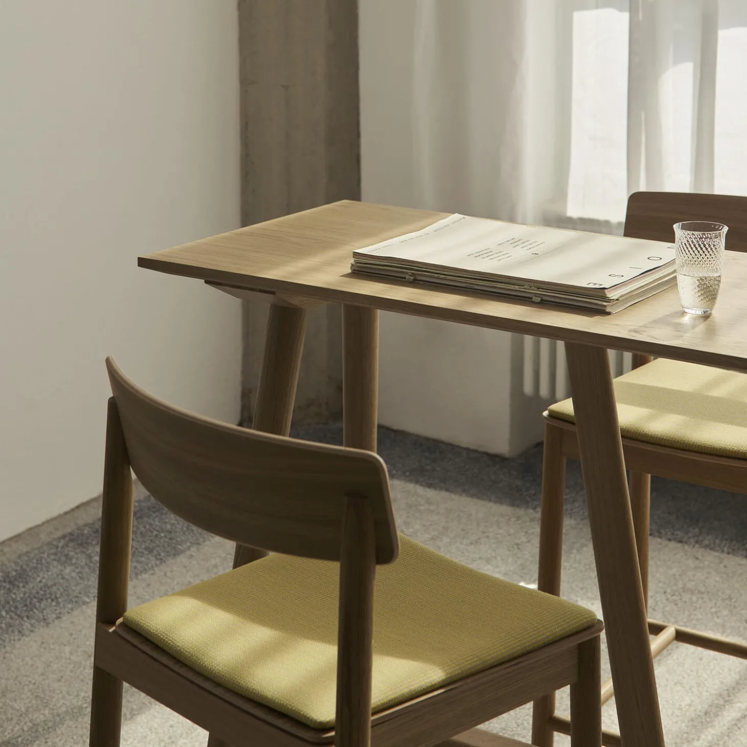 In Between SK27 Bar Table, black lacquered oak