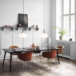 In Between SK6 spisebord, sortlakeret eg