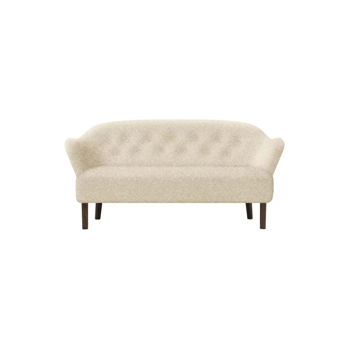 Ingeborg Sofa, dark stained oak/zero 0001