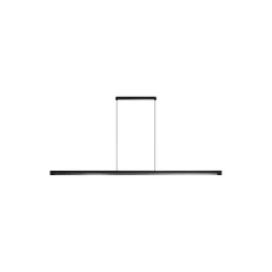 INLAY S1900 LINEAR pendel, matt black/satin silver