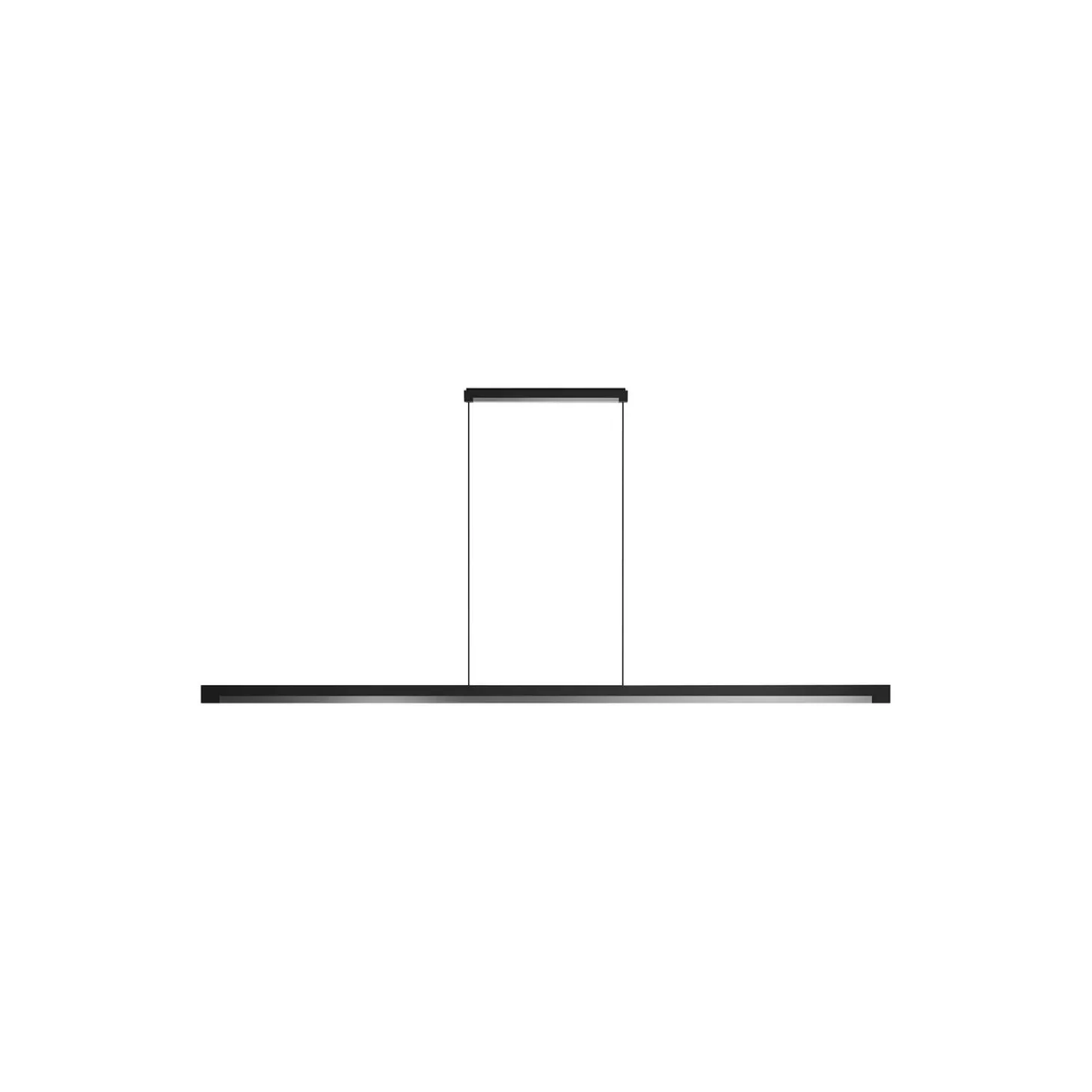 INLAY S1900 LINEAR pendel, matt black/satin silver