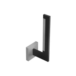 INLAY W2 LINEAR væglampe, matt black/satin silver