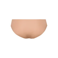 Invisible Cotton Midi Briefs, beige