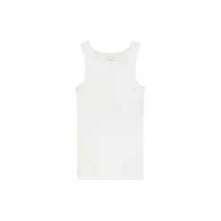 Irene pointelle top, white