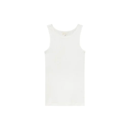 Irene pointelle top, white