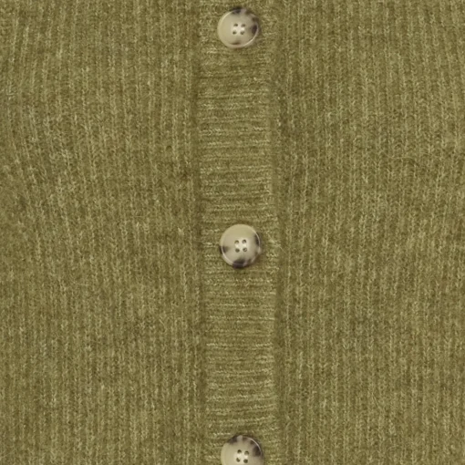IRSILVI Waistcoat, green moss melange