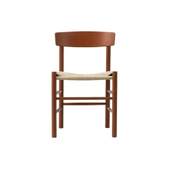 J39 Mogensen stol, herritage red/natur