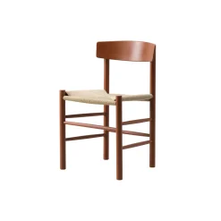 J39 Mogensen stol, herritage red/natur