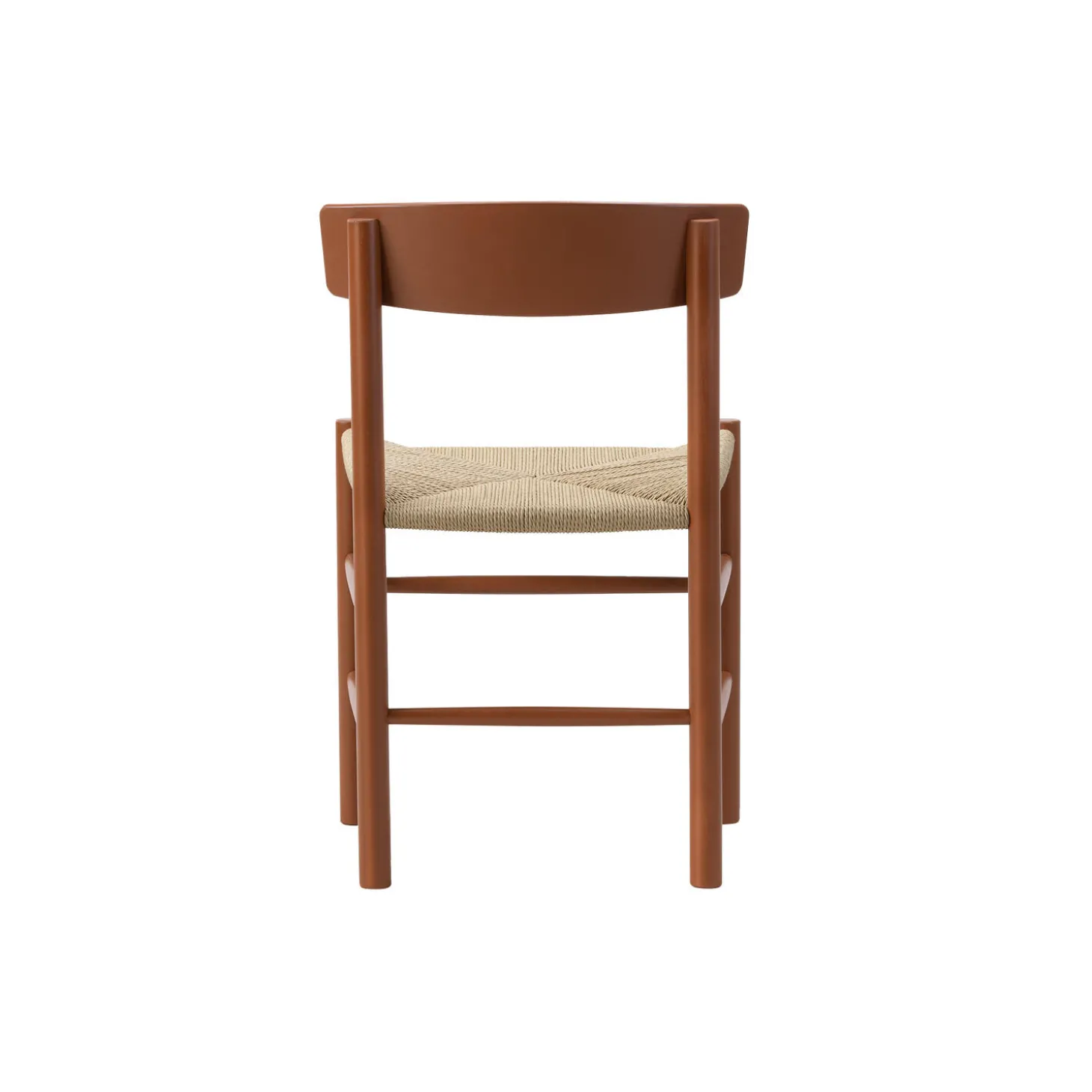 J39 Mogensen stol, herritage red/natur