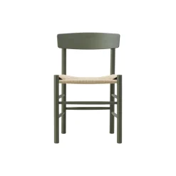 J39 Mogensen stol, khaki green/natur