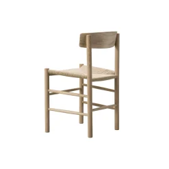 J39 Mogensen stol, lysolieret eg/natur