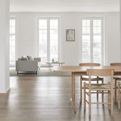 J39 Mogensen stol, lysolieret eg/natur