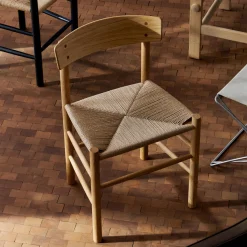 J39 Mogensen stol, olieret eg/natur