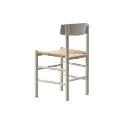 J39 Mogensen stol, pebble grey/natur