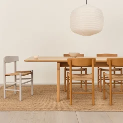 J39 Mogensen stol, pebble grey/natur