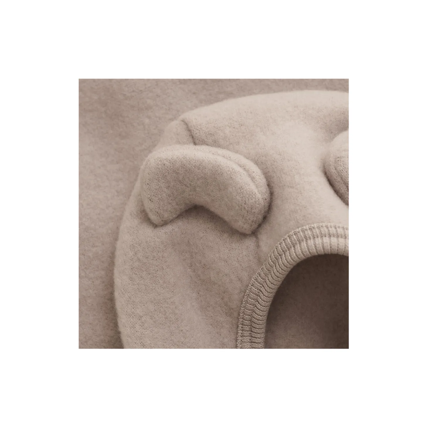 Jacket Ears Wool Fleece (M), mahogany rose