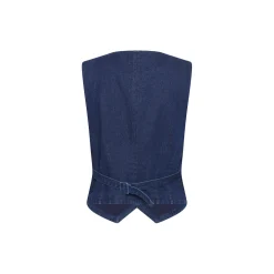 JaclynSZ Vest, dark blue denim