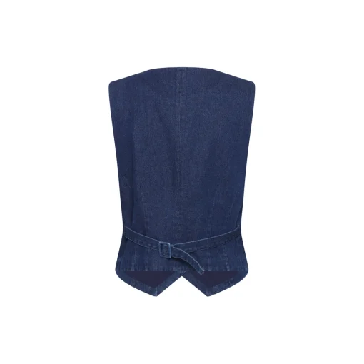 JaclynSZ Vest, dark blue denim