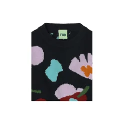 Jaquard Sweater, dark navy