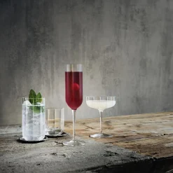 Jazz champagneskål 4 stk.