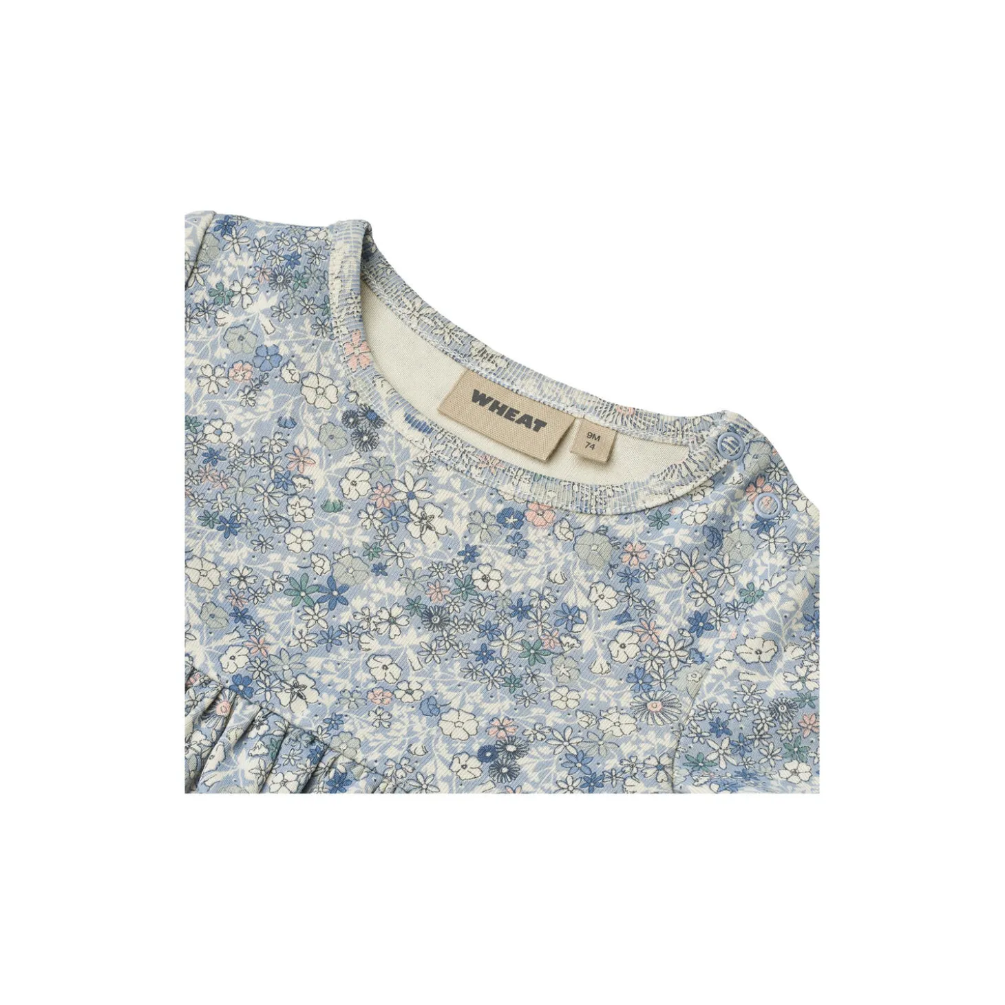 Jersey Dress Nova, 9418 blue summer flowers