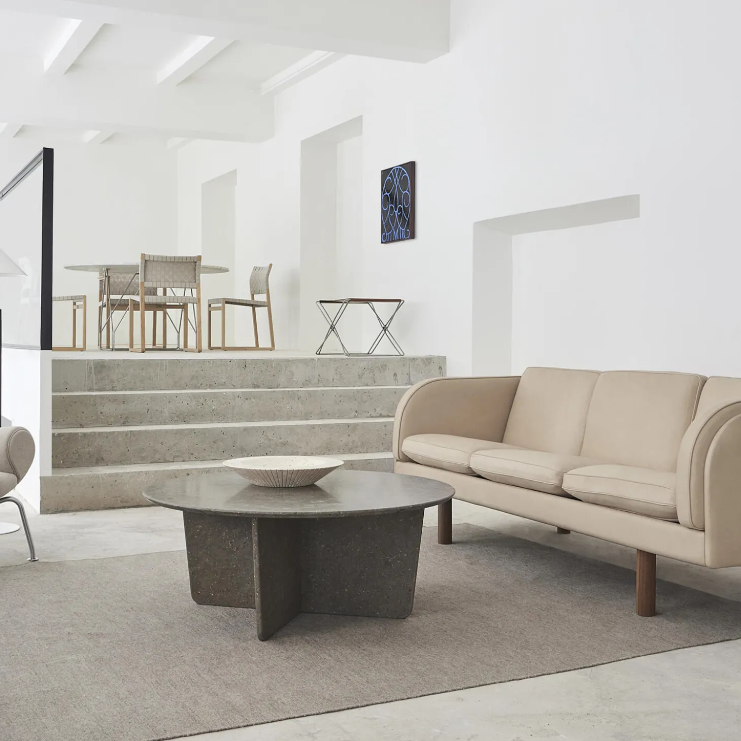 JG 3-pers. sofa, Natural 90