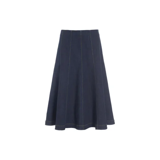 Jinzu nederdel, dark jeans blue
