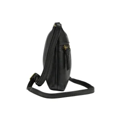 JolieMBG Crossbody Bag Soft Vintage, black w/br. gold