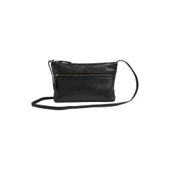 JolieMBG Crossbody Bag Soft Vintage, black w/br. gold