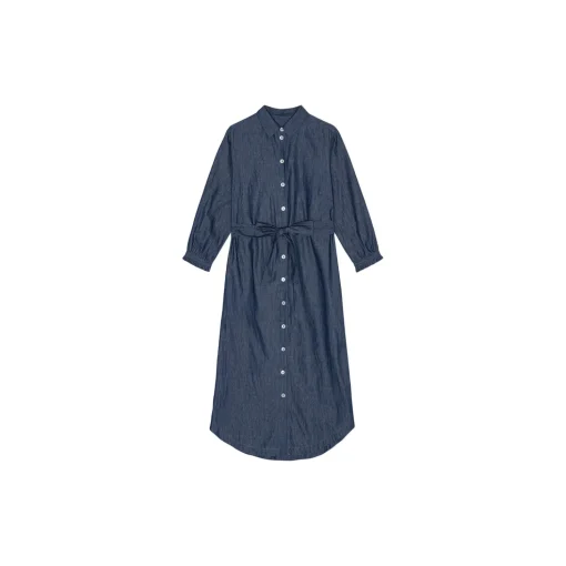 Joy Shirt Dress, blue denim