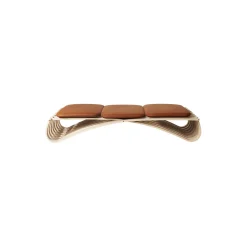 JUNDO daybed, hvidolieret bøg/cognac