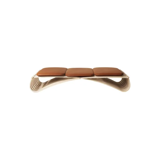 JUNDO daybed, hvidolieret bøg/cognac