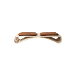 JUNDO daybed, hvidolieret bøg/cognac
