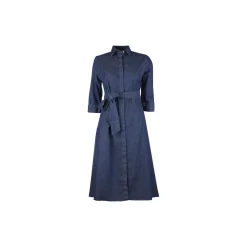 Juno Dress, dark indigo