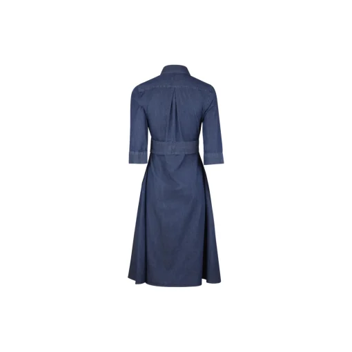 Juno Dress, dark indigo