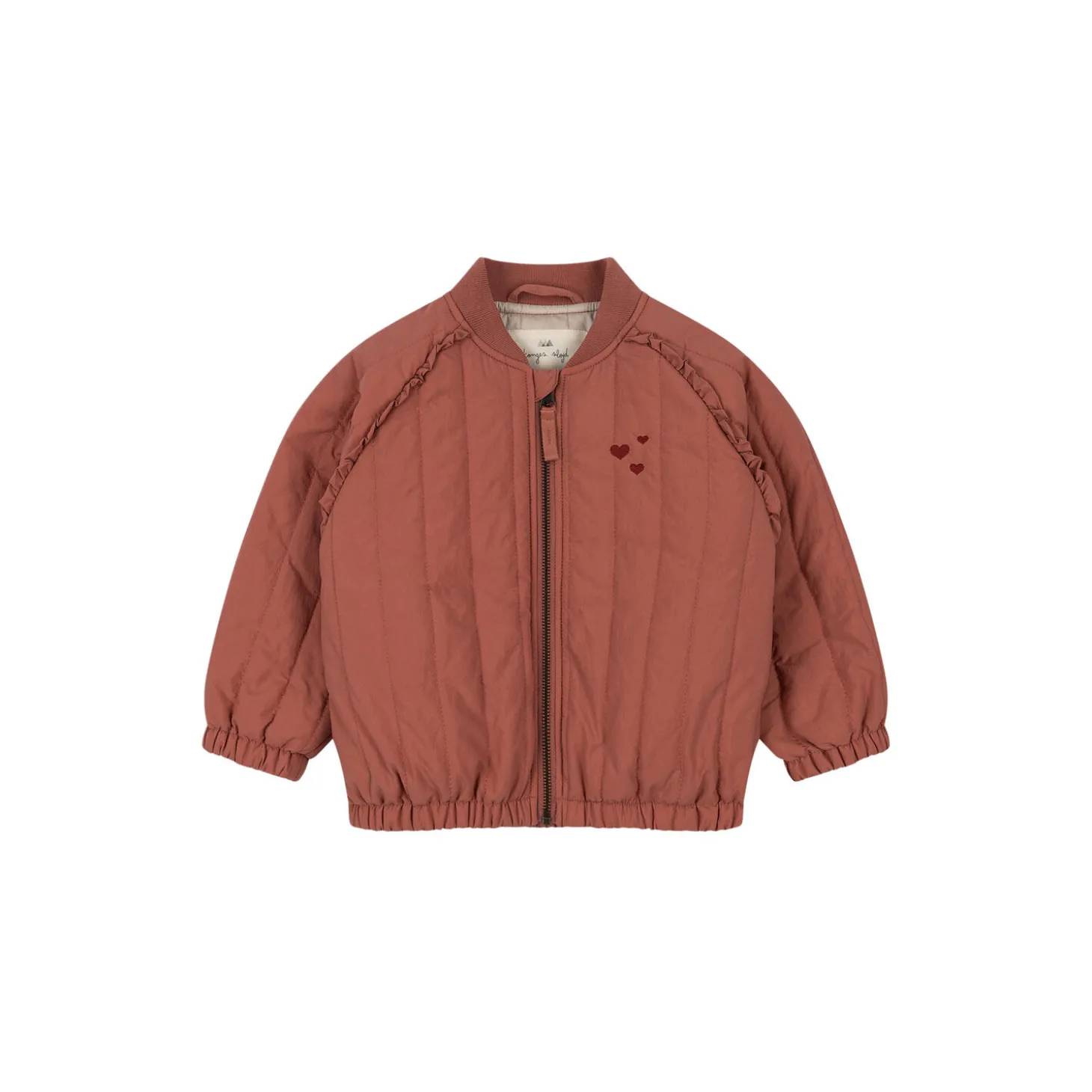 Juno Frill Bomber Jacket, canyon rose