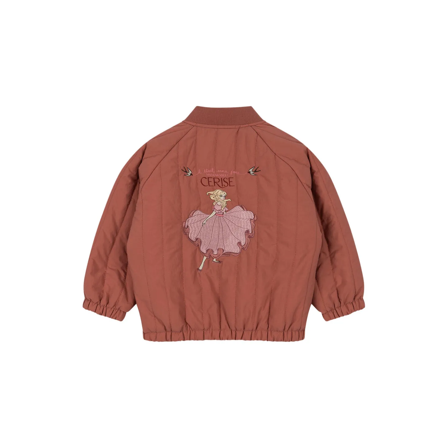 Juno Frill Bomber Jacket, canyon rose