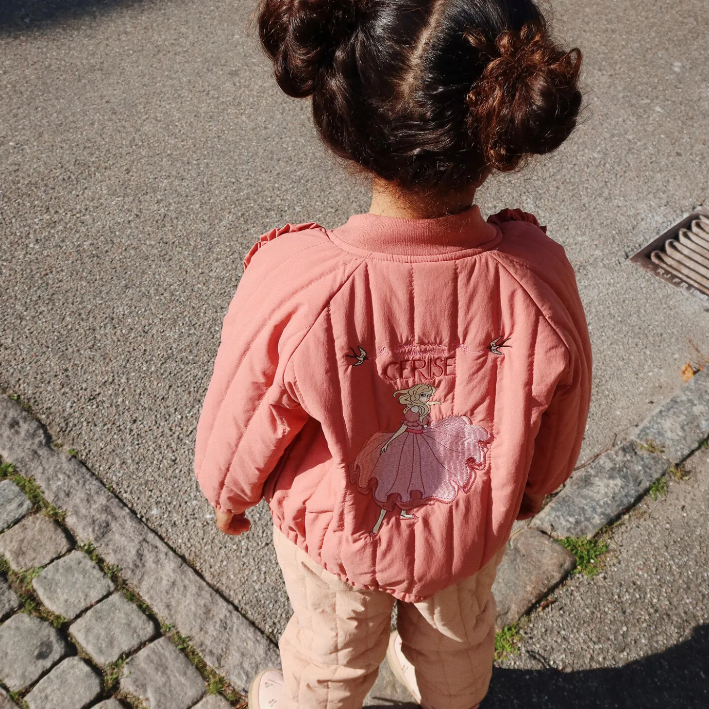 Juno Frill Bomber Jacket, canyon rose