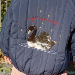 Juno Sequin Bomber Jacket, total eclipse