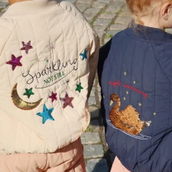 Juno Sequin Bomber Jacket, total eclipse