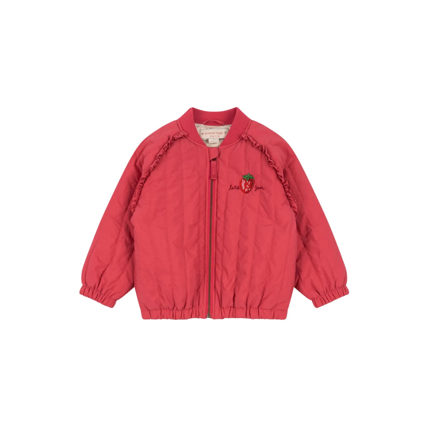 Juno Sparkle Bomber Jacket, raspberry wine