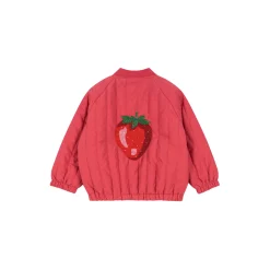 Juno Sparkle Bomber Jacket, raspberry wine