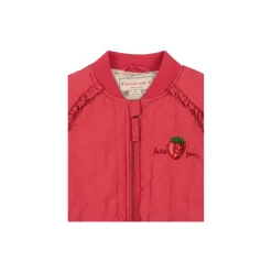 Juno Sparkle Bomber Jacket, raspberry wine