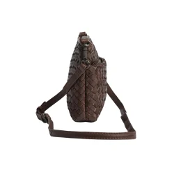 KarimaMBG Crossbody Bag Weave, dark brown