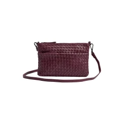 KarimaMBG Crossbody Bag Weave, burgundy