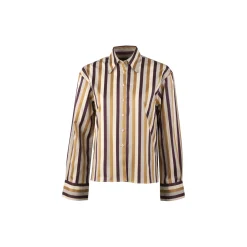 Karina Shirt, beige stripe